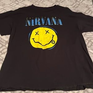 COPY - Nirvana black tee like nwot size XL!